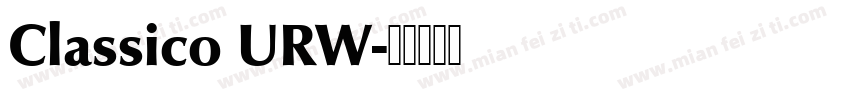 Classico URW字体转换